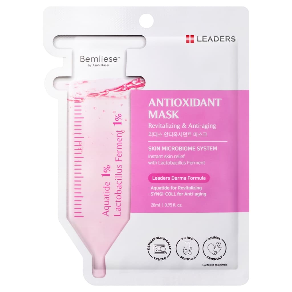 LEADERS - Antioxidant Mask แผ่นมาสก์หน้าบำรุงผิว รูปที่ 2