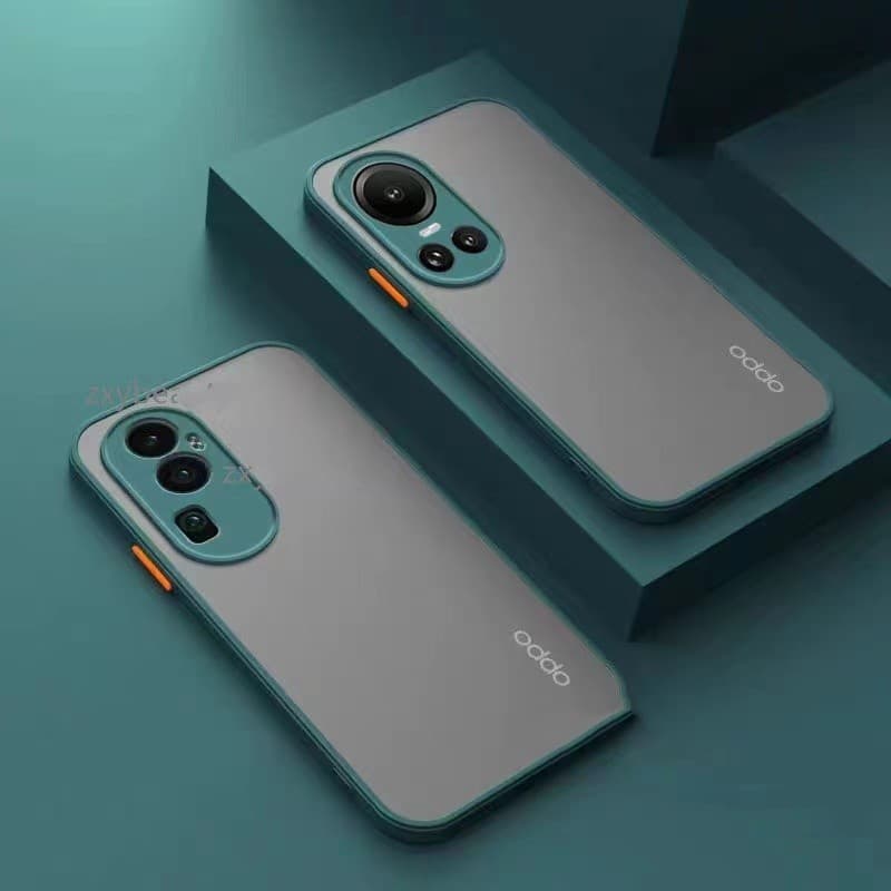 ขอบสีผิวด้าน Case OPPO Reno10 5G / Reno10Pro เคสกันกระแทก ขอบนิ่มหลังแข็ง เคสมือถือ RENO 10 รูปที่ 3