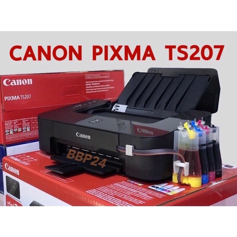 Printer Canon Pixma Ts207 , Ts307 WIFI & IP 2770 INKTANK ตลับใหม่ของแท้เครื่องแจ้งเตือนระดับหมึกเต็ม 100% รูปที่ 3