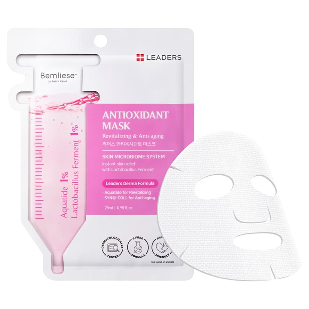 LEADERS - Antioxidant Mask แผ่นมาสก์หน้าบำรุงผิว รูปที่ 4