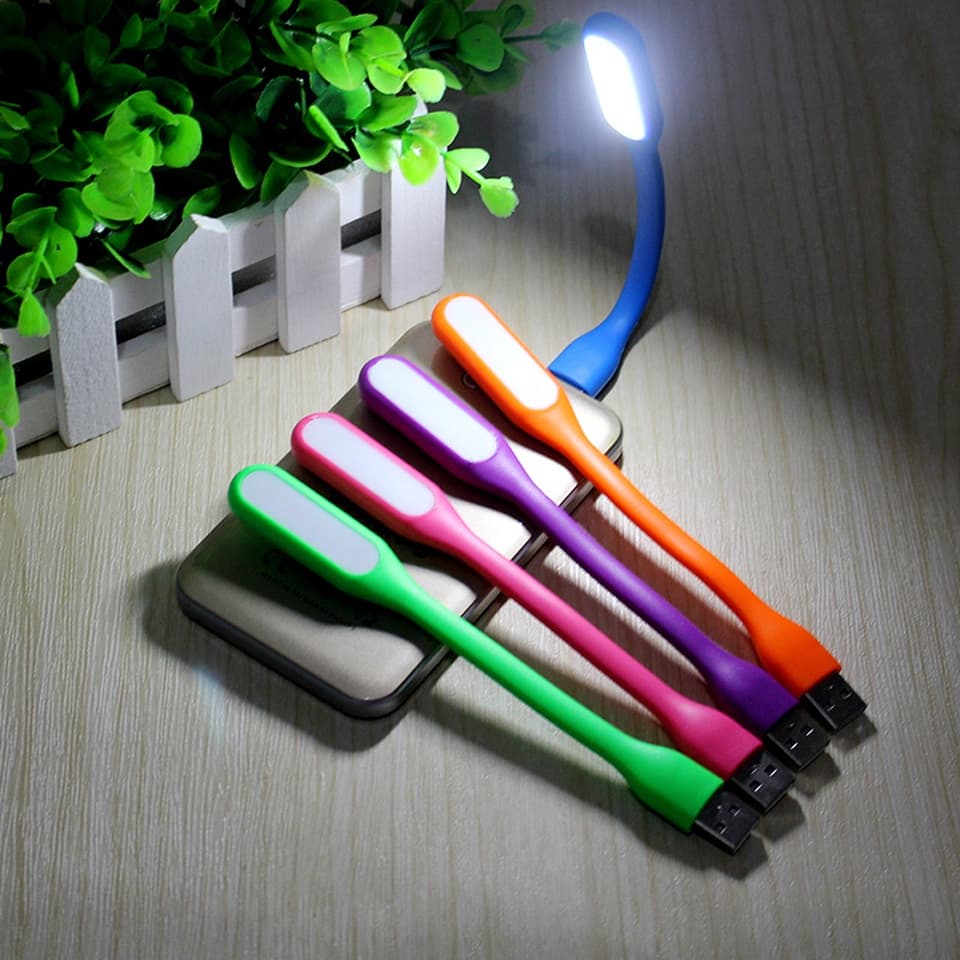 Portable USB 5V LED Reading Lamp Mini Book Light Foldable Camping Night Lights Table Lamps For Power Bank PC รูปที่ 5