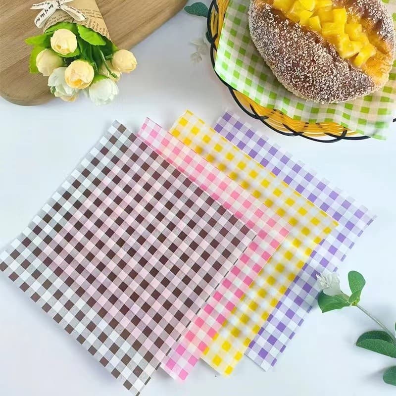 กระดาษรองขนม ขนาด 18*18 ซม. รองอาหาร เบเกอรี่ และห่ออาหาร food grade S.H.PLUS รูปที่ 7