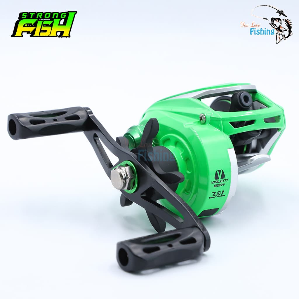 รอกหยดน้ำ STRONG FISH รอบ 7 หน่วงแม่เหล็ก 10 เม็ด คุมฟู่ดีมาก เหมาะกับตีเหยื่อปลอม ช่อน ชะโด รูปที่ 6