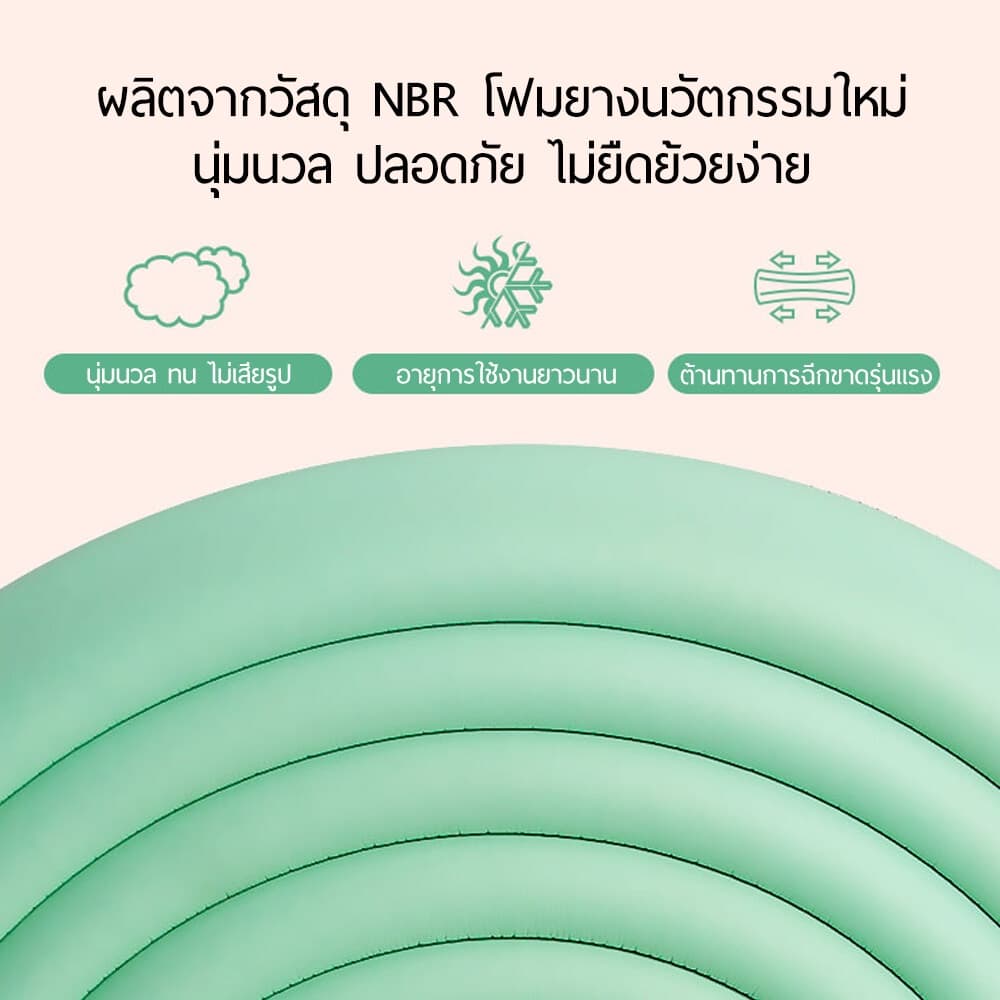 BAY อุปกรณ์ดูแลความปลอดภัยเด็ก ยางกันกระแทก แบบเข้ามุม ยาว 2 เมตร แถมฟรี กาวแปะ รูปที่ 4