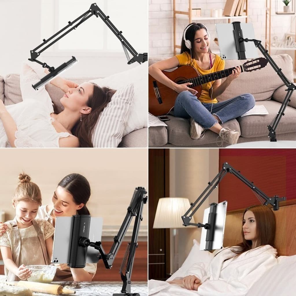 Ulanzi T2 Metal Tripod Mount with Cold Shoe ขาตั้งมือถือ แท็บเล็ต แบบหนีบโต๊ะ หนีบหัวเตียง ไลฟ์สด รูปที่ 8