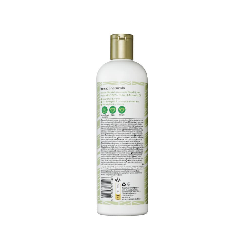 Inecto Naturals Avocado Conditioner 500 Ml อินเนคโต เนเชอรัลส์ อะโวคาโด้ คอนดิชันเนอร์ 500 มล. รูปที่ 2