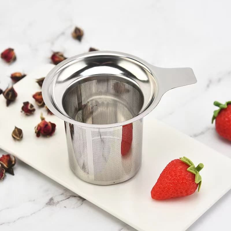 MANGO COFFEE ที่กรองชาอันใหญ่ สแตนเลส304 อุปกรณ์ชงชา ใช้ซ้ําได้ Stainless Tea Infuser รูปที่ 6