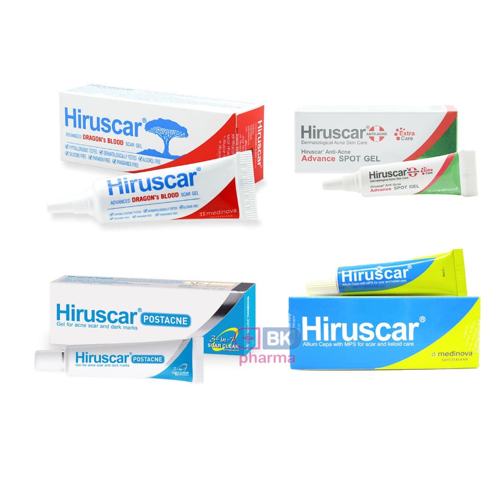 Hiruscar Gel / Postacne / Dragon Blood / Anti-Acne Advance Spot Gel ฮีลูสการ์ เจลลดรอย ลดรอยแผลเป็น รอยสิว แต้มสิว รูปที่ 1