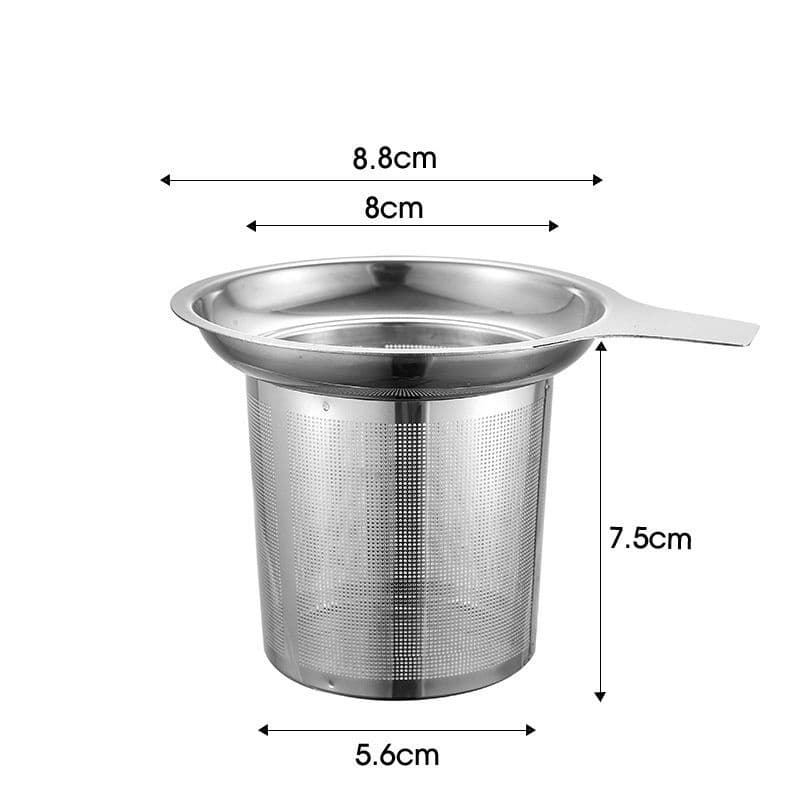 MANGO COFFEE ที่กรองชาอันใหญ่ สแตนเลส304 อุปกรณ์ชงชา ใช้ซ้ําได้ Stainless Tea Infuser รูปที่ 5