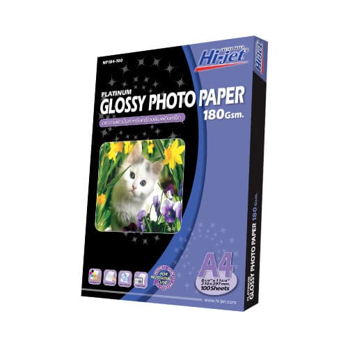 Hi-jet กระดาษโฟโต้ ผิวมัน - 4*6,A4, A3 รูปที่ 2