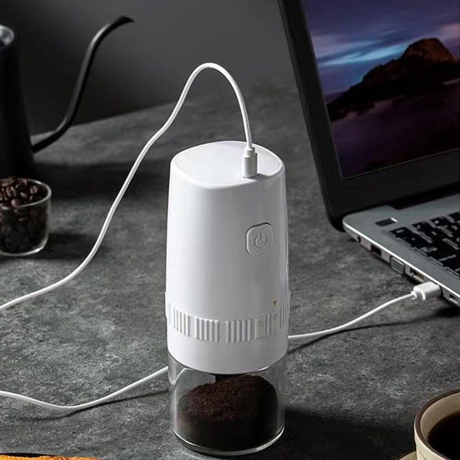 Sun&Shop เครื่องบดกาแฟอัตโนมัติ แบบชาร์จ USB แบบพกพา เฟืองเซรามิค ปรับความละเอียด หยาบได้ 5 ระดับ Electric Grinders รูปที่ 3