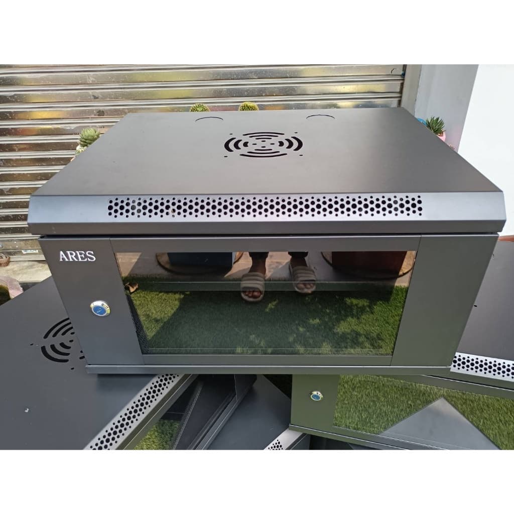 ARES Network Cabinet ตู้ Rack 6U 40CM รุ่น ARS-6UN ขนาด 53x40x30cm. ตู้แร็ค SERVER สำหรับกล้องวงจรปิด HUB รูปที่ 5