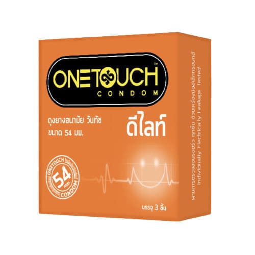 Onetouch Delight Condom ถุงยางอนามัยวันทัช ดีไลท์ ผิวเรียบ ขนาด 54 mm. รูปที่ 2