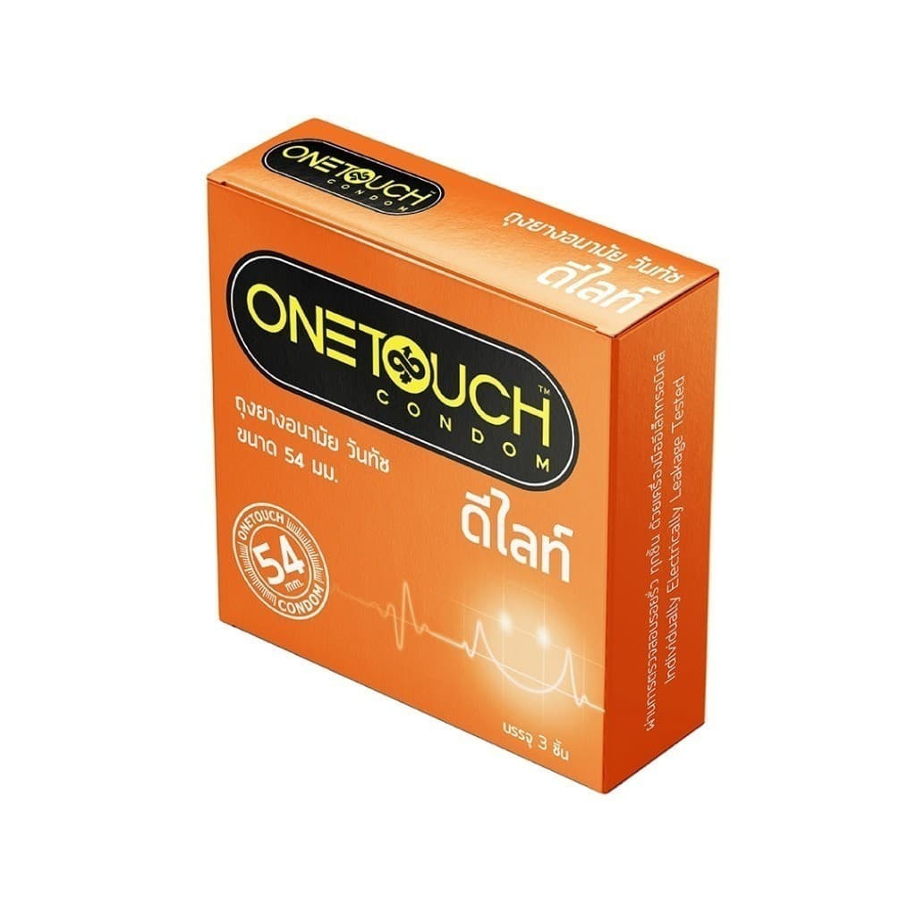 Onetouch Delight Condom ถุงยางอนามัยวันทัช ดีไลท์ ผิวเรียบ ขนาด 54 mm. รูปที่ 5