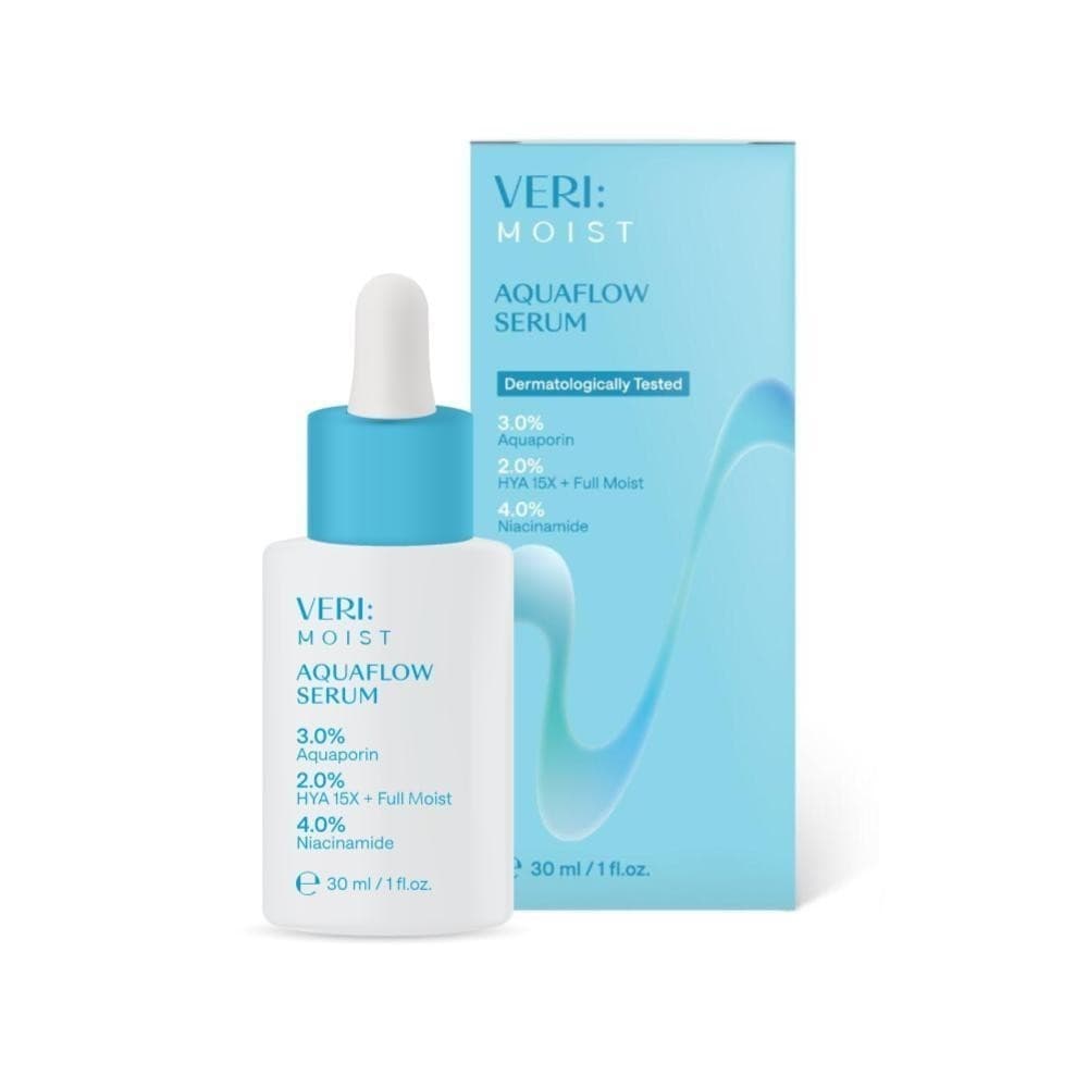 VERI Moist Aquaflow Serum 30ml. เซรั่ม เติมความชุ่มชื้น ไฮยา 15 โมเลกุล ครั้งแรก! เหมาะสำหรับผิวแห้ง ผิวแพ้ง่าย รูปที่ 3