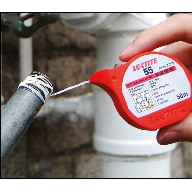 LOCTITE 55 thread sealant ขนาด 50m และ 160m ด้ายวัลเกลี่ยวสำหรับงานท่อทั่วไป รูปที่ 8