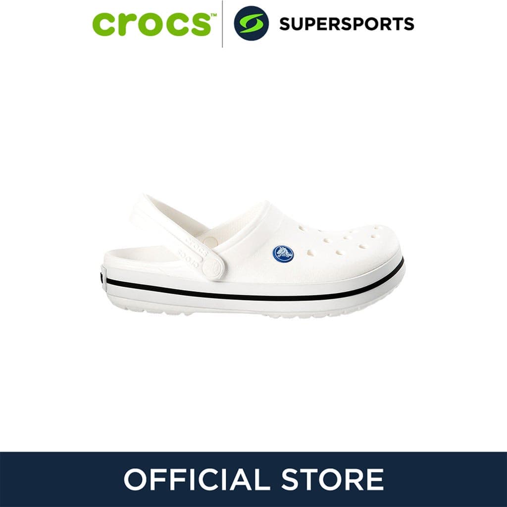 CROCS Crocband รองเท้าลำลองผู้ใหญ่ สีขาว รูปที่ 3