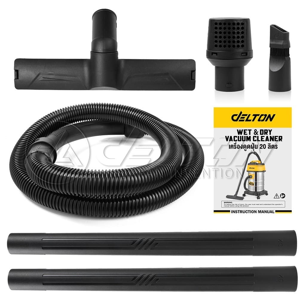DELTON เครื่องดูดฝุ่น 20 ลิตร 1,800 วัตต์ Wet & Dry Vacuum Cleaner รุ่น WDC-20L ถังสแตนเลส ดูดเปียก ดูดแห้ง รูปที่ 7