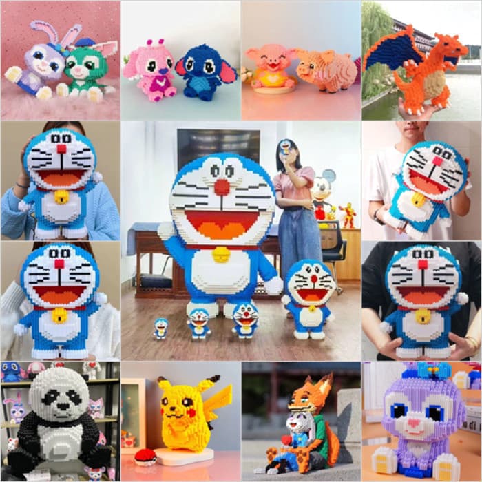 ของเล่น ของเล่นตัวต่อ Doraemon Geral 1.0 เมตร แบบประกอบเอง สําหรับเด็ก รูปที่ 1