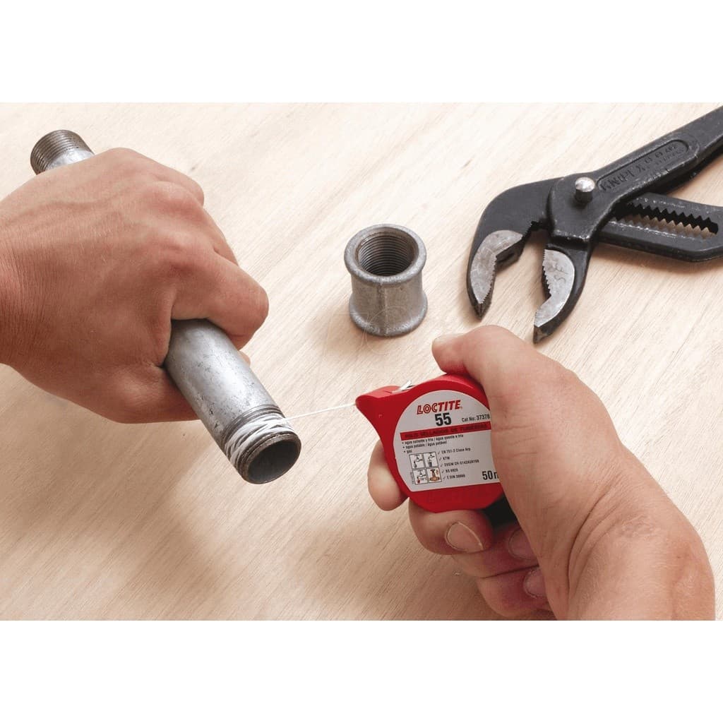 LOCTITE 55 thread sealant ขนาด 50m และ 160m ด้ายวัลเกลี่ยวสำหรับงานท่อทั่วไป รูปที่ 9