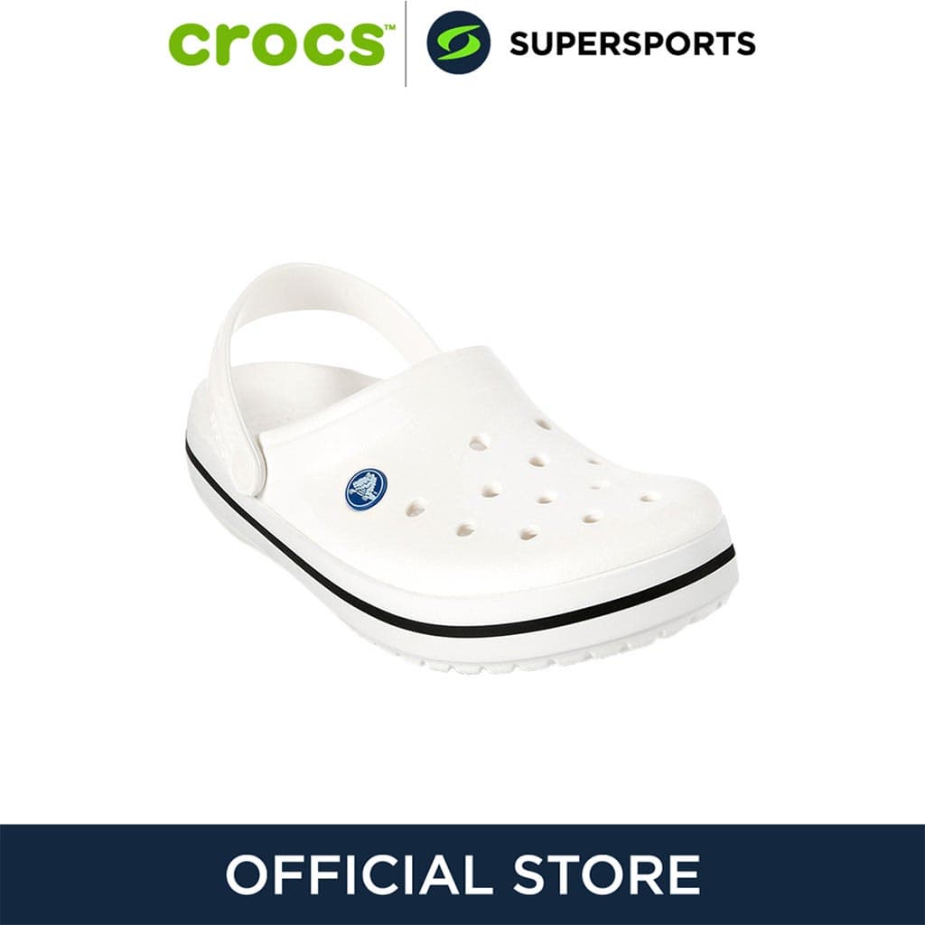 CROCS Crocband รองเท้าลำลองผู้ใหญ่ สีขาว รูปที่ 2