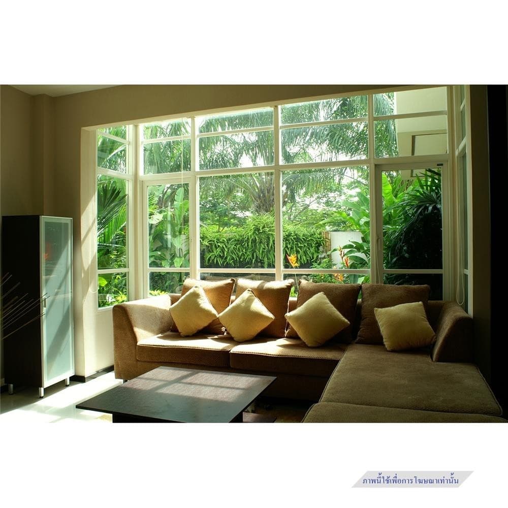 HOFFEN หน้าต่างบานเลื่อน UPVC 100X100 ซม. สีขาว จัดส่งโดย HomePro รูปที่ 2