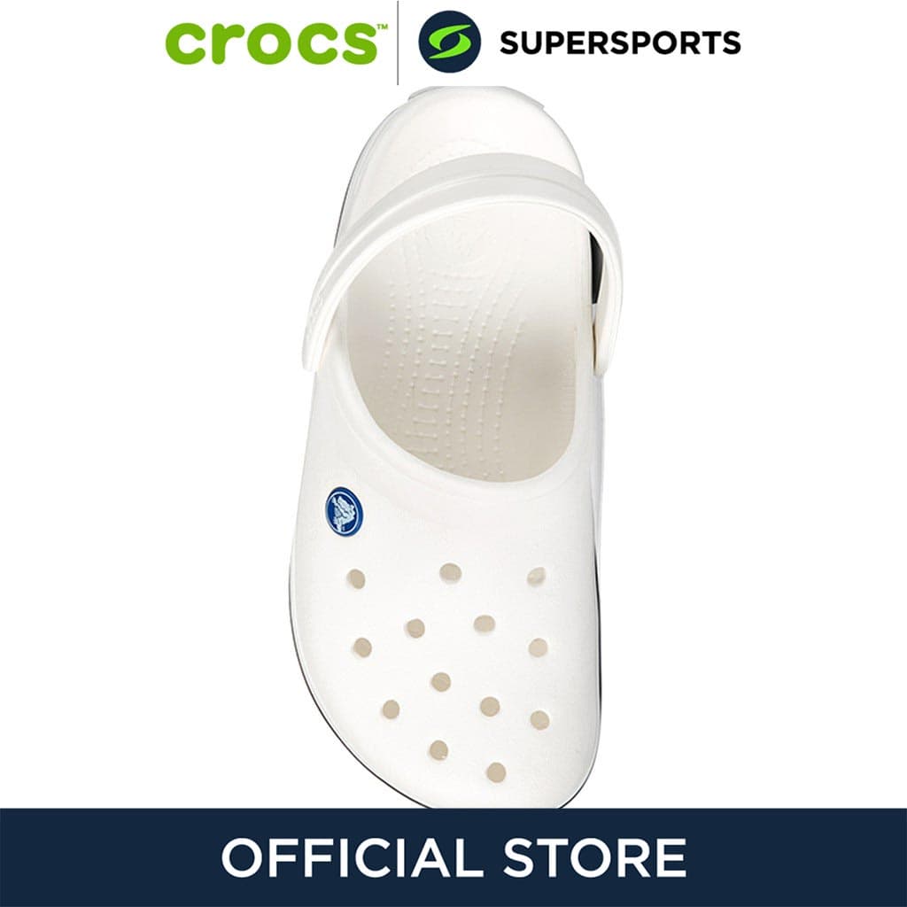 CROCS Crocband รองเท้าลำลองผู้ใหญ่ สีขาว รูปที่ 5