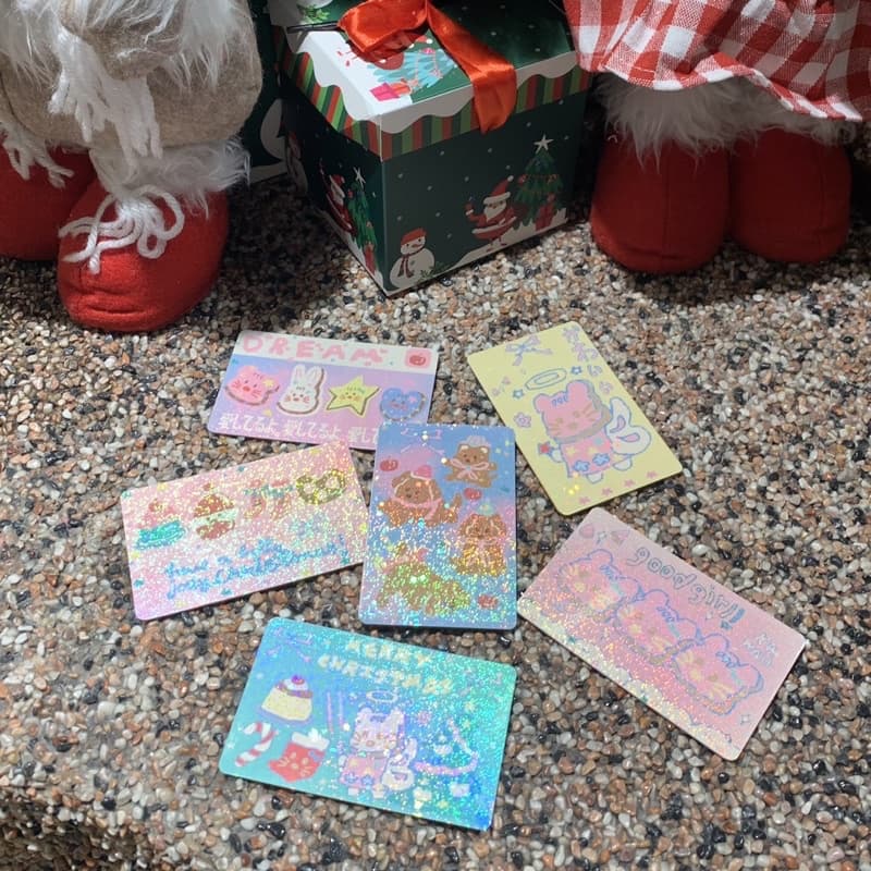 card sticker hologram สติกเกอร์ติดบัตร BTS MRT Keycard คอนโด เคลือบโฮโลแกรมวิ้งค์ กันน้ำ by amyourdream รูปที่ 3