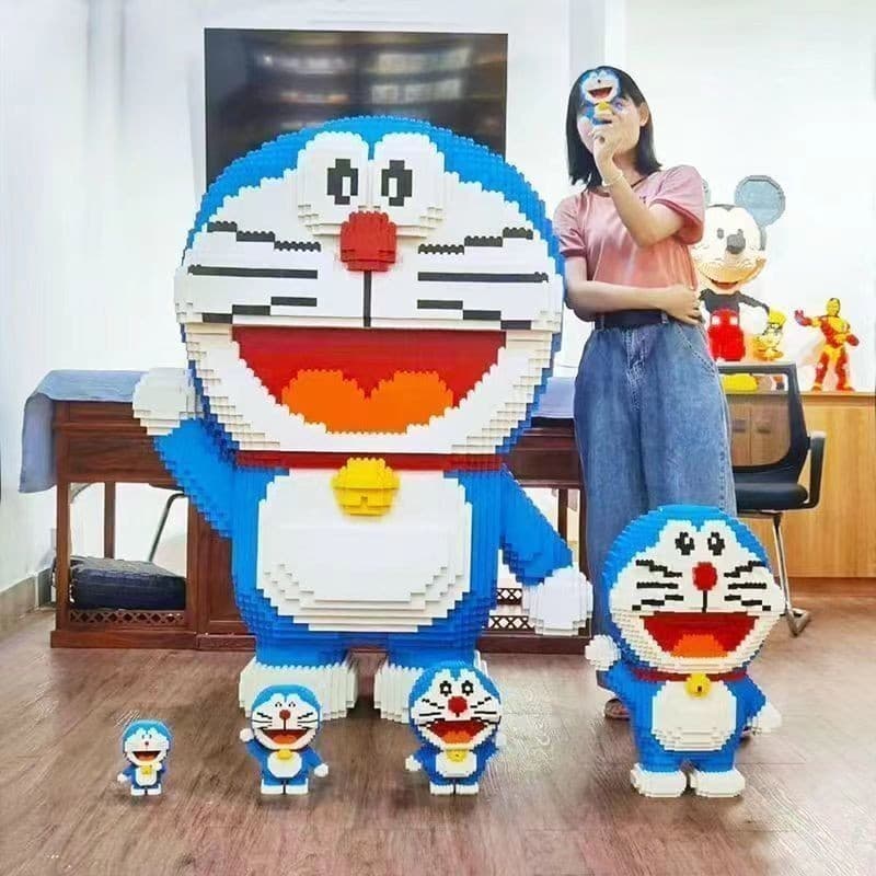 ของเล่น ของเล่นตัวต่อ Doraemon Geral 1.0 เมตร แบบประกอบเอง สําหรับเด็ก รูปที่ 2