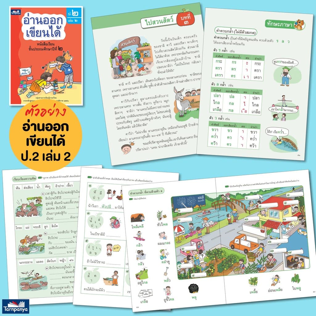 หนังสือเด็ก อ่านออกเขียนได้ แบบฝึกอ่านเขียนภาษาไทย ระดับอนุบาล ป1 ป2 ป3 ธารปัญญา รูปที่ 7