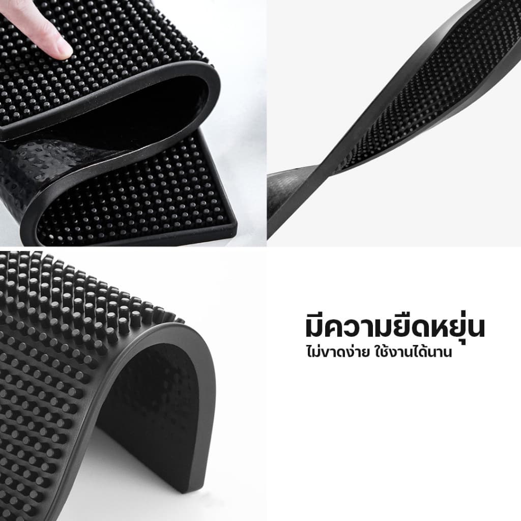 BlueBird แผ่นรองบาร์ ที่รองแก้วกันลื่นและกันน้ำ รุ่นหนาพิเศษ bar mat อุปกรณ์เชคเกอร์ รูปที่ 8