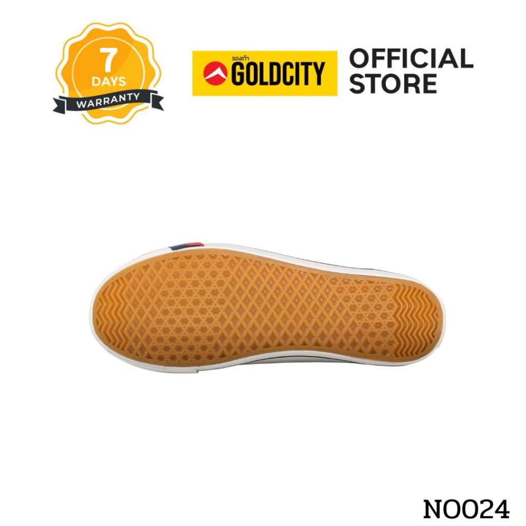 GOLDCITY รองเท้าผ้าใบ แฟชั่น แบบผูกเชือก UNISEX ใส่สบาย น้ำหนักเบา กันลื่น รุ่น NO024 รูปที่ 7