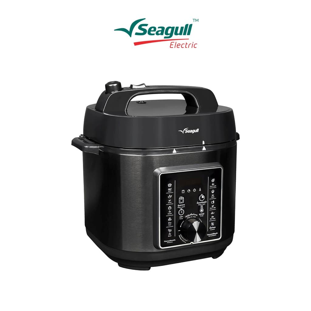 Seagull หม้ออัดแรงดันไฟฟ้าแบบตั้งโปรแกรม 6 ลิตร หม้ออัดแรงดัน หม้อตุ๋นไฟฟ้า หม้ออัดความดันไฟฟ้า รูปที่ 2