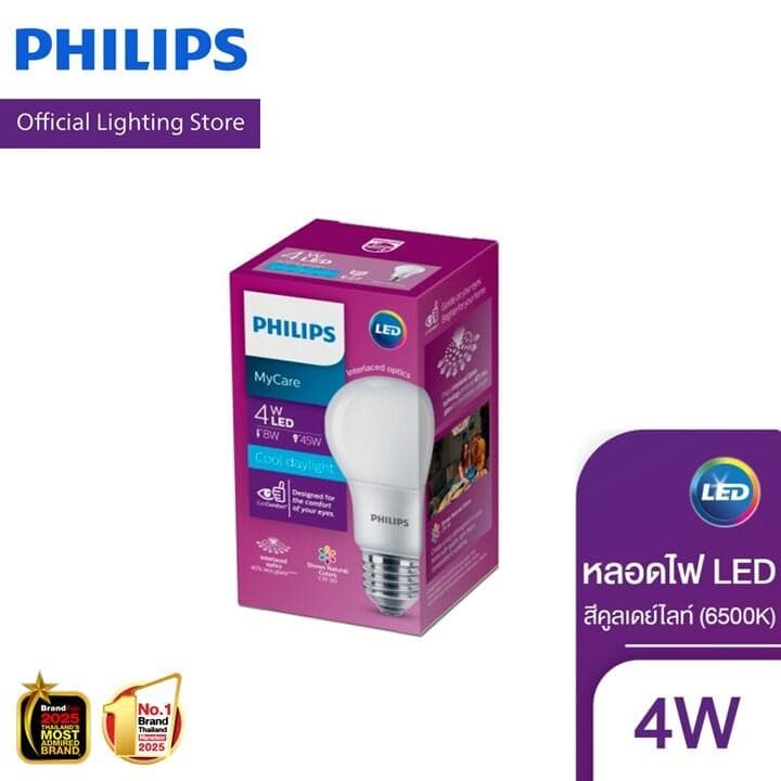 Philips Lighting หลอด LED PHILIPS 4 วัตต์ COOL DAYLIGHT E27 รูปที่ 1