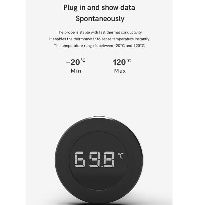 TIMEMORE OFFICIAL Digital Thermometer Stick แท่งวัดอุณหภูมิดิจิตอล อุปกรณ์สำหรับกาแฟ รูปที่ 3