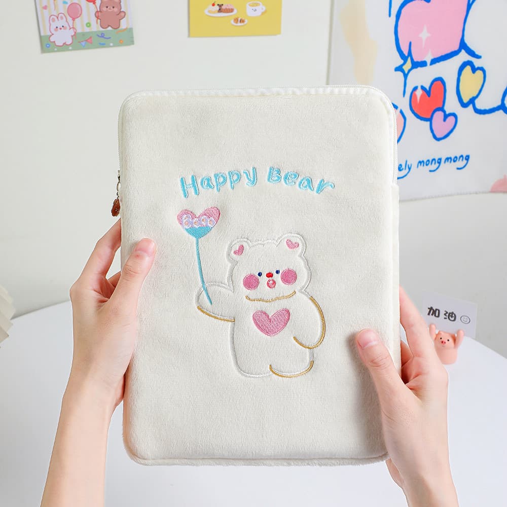 Chaichaishop กระเป๋าใส่ไอแพด แบบมีซิป ใส่ของได้เยอะ กันกระแทก ipad bag 9.7-11นิ้ว รูปที่ 4