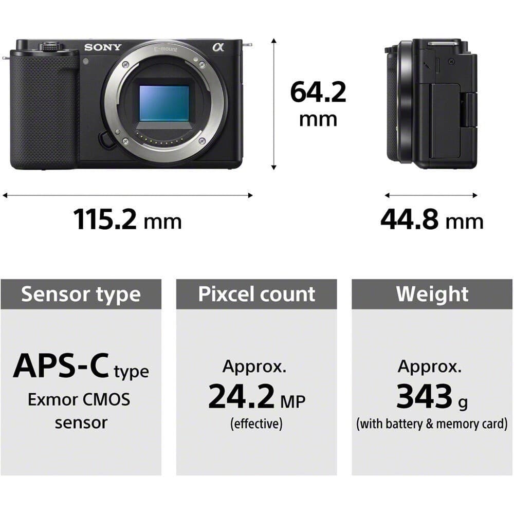 Sony ZV-E10 ZVE10 Mirrorless Camera with 16-50mm Lens รูปที่ 7