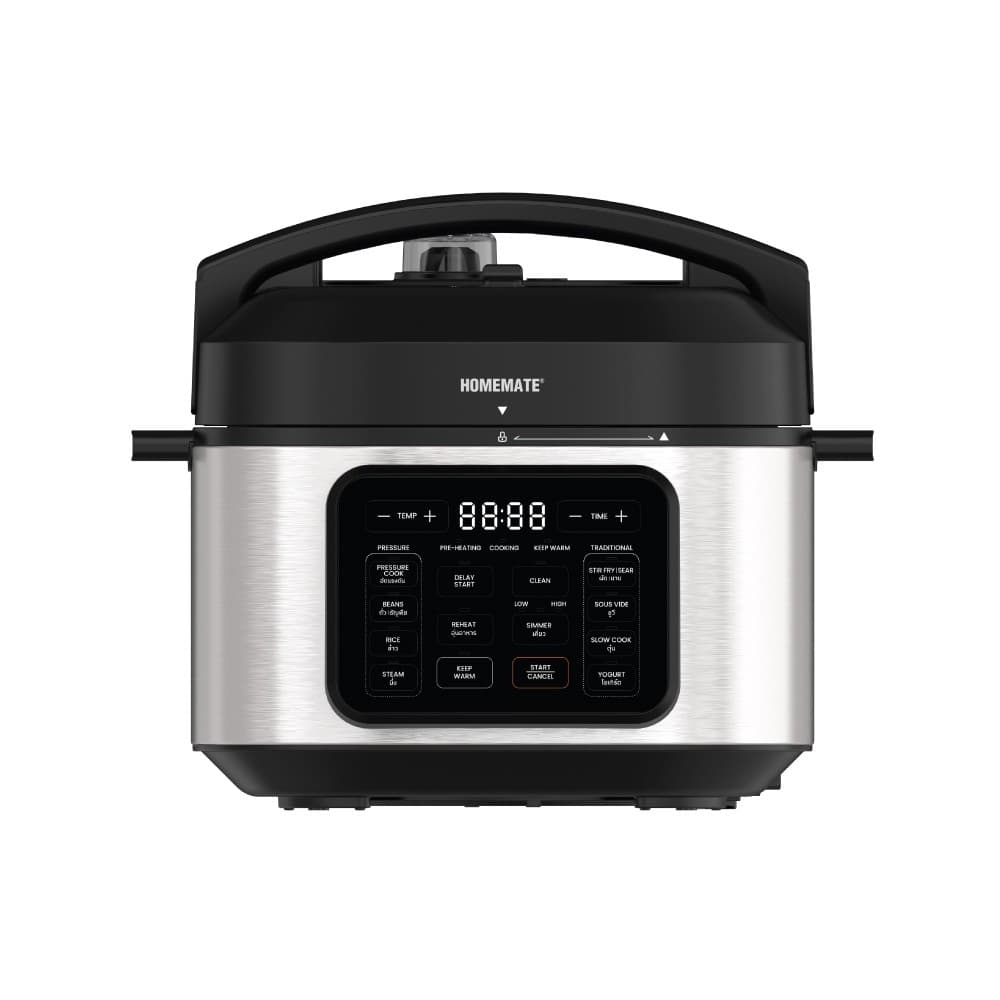 HOMEMATE Wide max Smart Cooker 6 ลิตร หม้ออัดแรงดันไฟฟ้า HOM-126061 รูปที่ 5