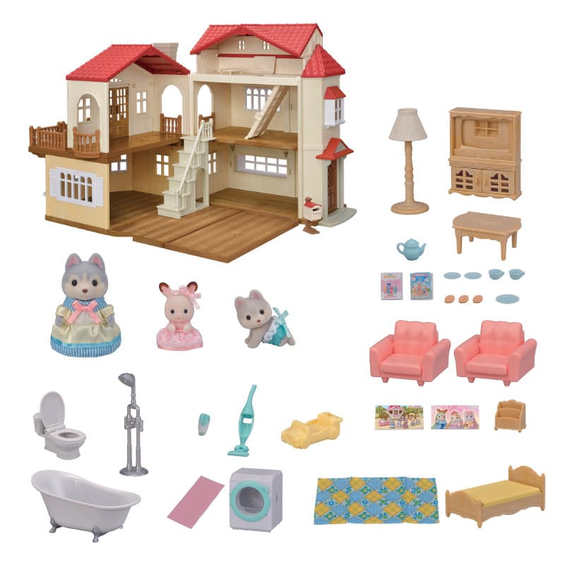 Sylvanian Families Red Roof Country Home Gift Set -Secret Attic Playroom / ซิลวาเนียน แฟมิลี่ บ้านเรดรูฟ มีห้องใต้หลังคา รูปที่ 6