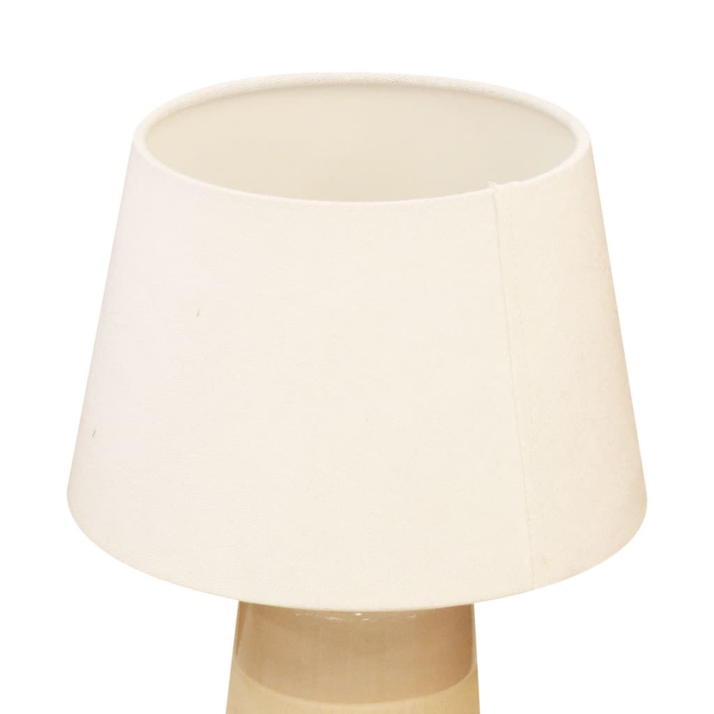 LUZINO โคมไฟตั้งโต๊ะ รุ่น DH3565S-BN ขนาด 20 x 20 x 30 ซม. สีเบจ - น้ำตาล รูปที่ 2