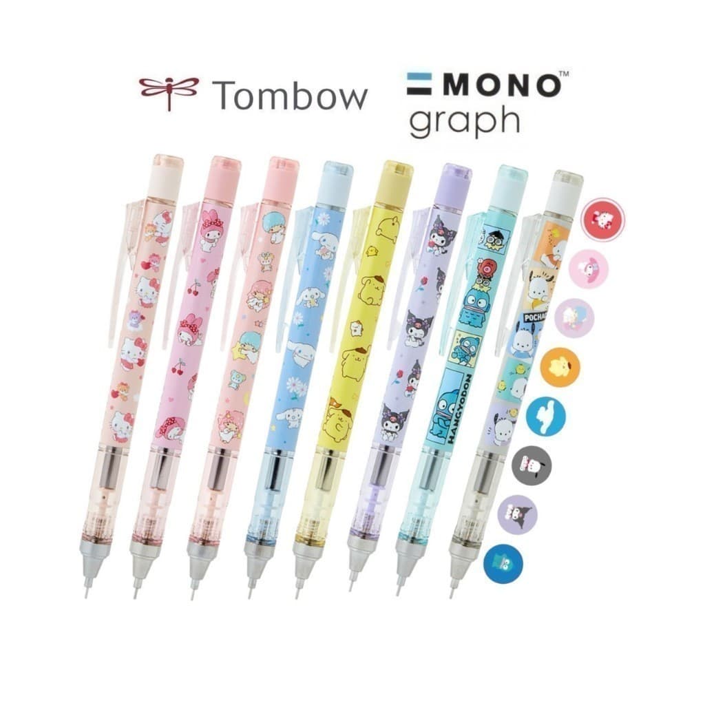ดินสอกด Mono Graph ลาย Sanrio และ Tom & Jerry ขนาด 0.5 MM Limited Edition ลิขสิทธิ์แท้ รูปที่ 3