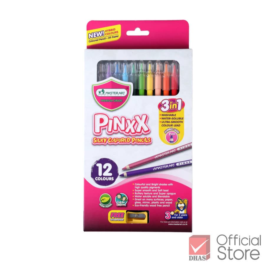 Master Art สีไม้ระบายน้ำ 12 สี รุ่น Pinxx - 1 กล่อง รูปที่ 9