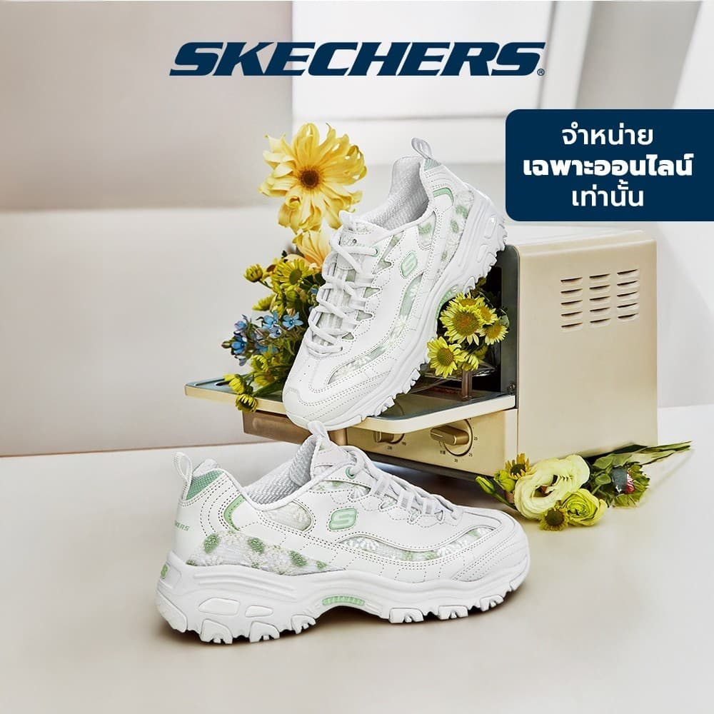Skechers สเก็ตเชอร์ส รองเท้าผู้หญิง Women Online Exclusive Sport D'Lites Festival Bloom Casual Shoes - 150234-WGR รูปที่ 1