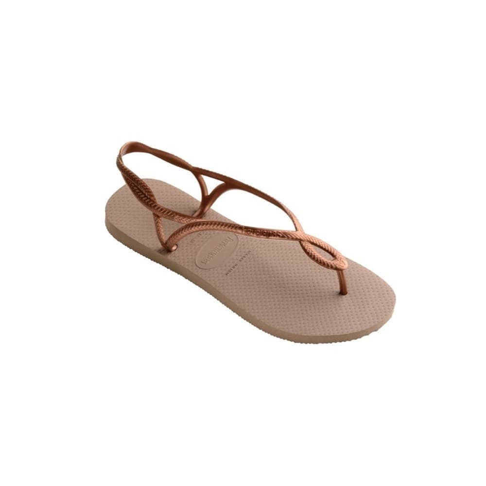 HAVAIANAS รองเท้าแตะ กันลื่น น้ำหนักเบา Luna Sandals ROSE GOLD 41296975282F_C3GDXX รูปที่ 2