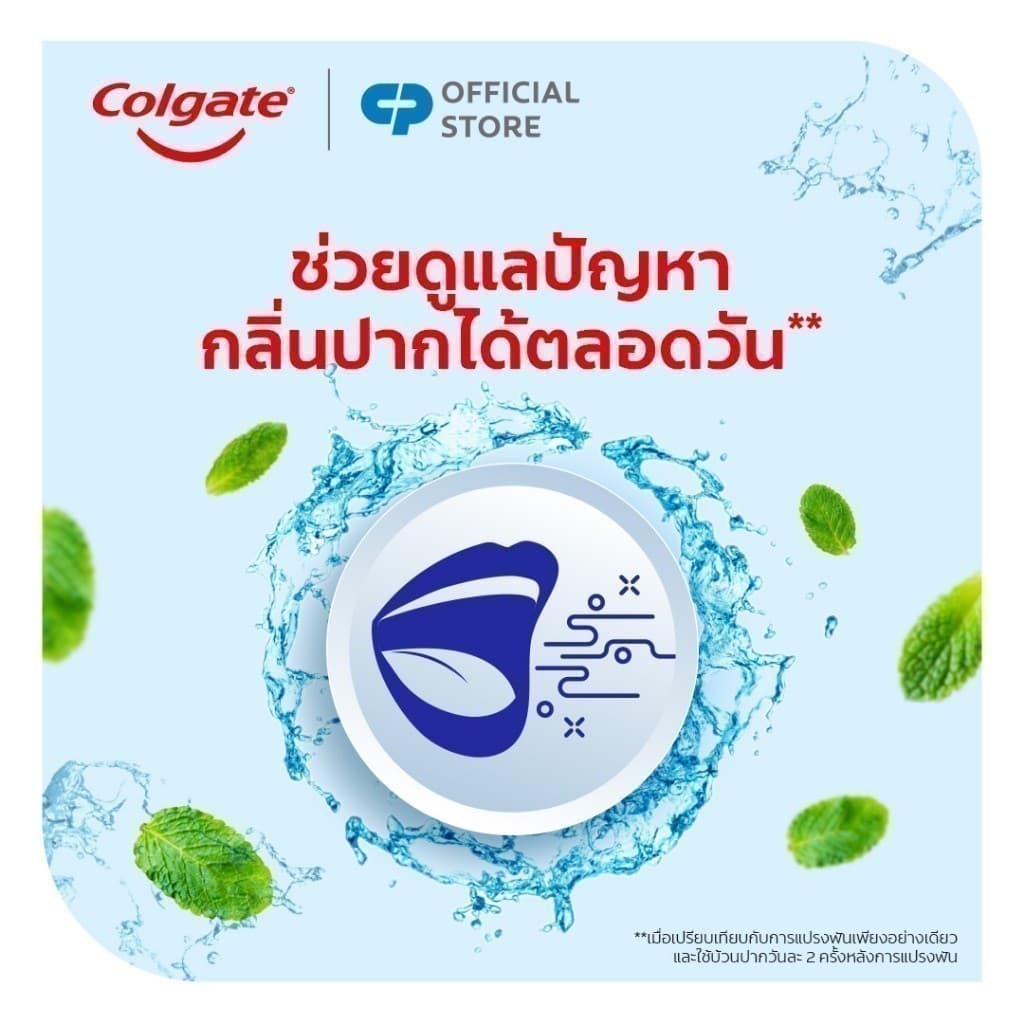 คอลเกต น้ำยาบ้วนปาก 750 มล.รวม 2 ขวด Colgate Plax Mouthwash 750ml. Twin Pack รูปที่ 5