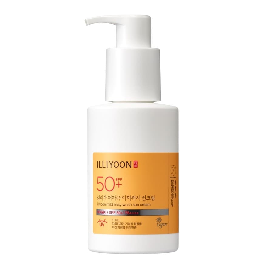 ILLIYOON MILD EASY-WASH SUN CREAM SPF50+/ PA++++ 150 ml. รูปที่ 3
