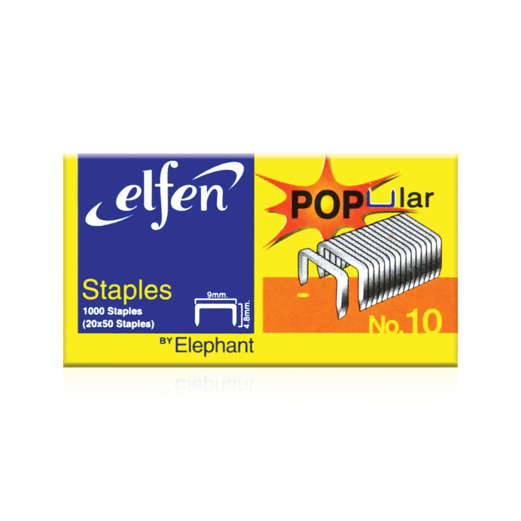 Elfen ลวดเย็บกระดาษ No. 10 จำนวน 1 กล่อง รูปที่ 2