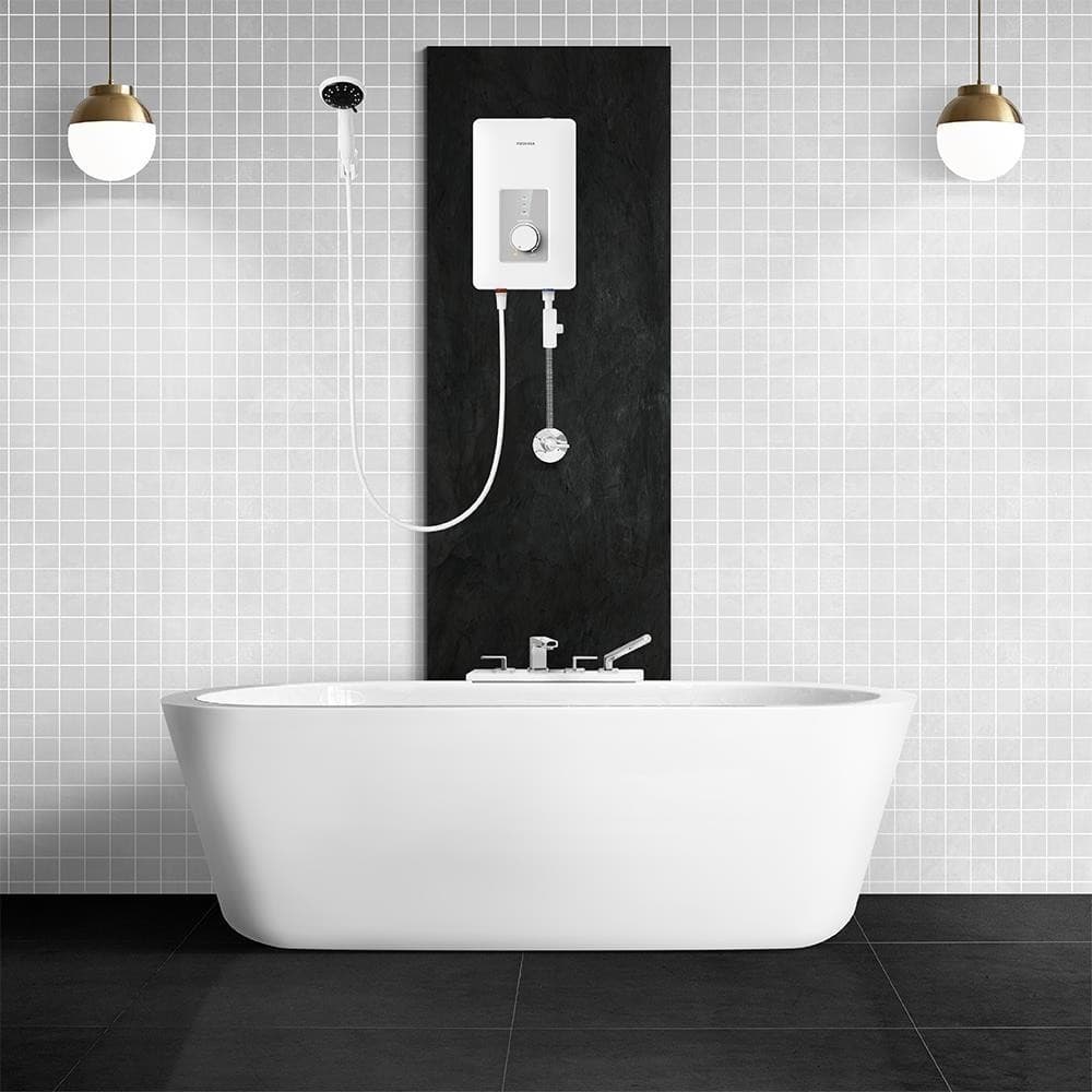 TOSHIBA เครื่องทำน้ำอุ่น TWH-38WTH 3800 วัตต์ สีขาว จัดส่งโดย HomePro รูปที่ 5