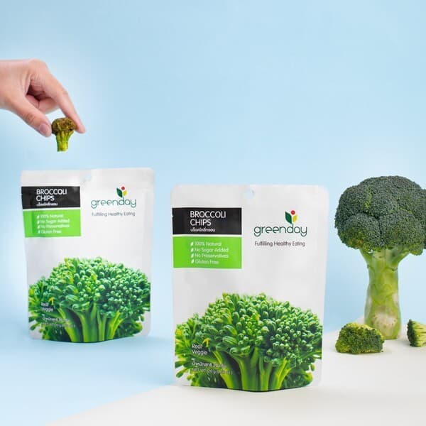 กรีนเดย์ บร็อคโคลี่กรอบ Greenday Broccoli Chips รูปที่ 4