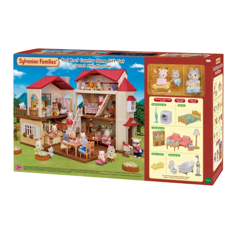 Sylvanian Families Red Roof Country Home Gift Set -Secret Attic Playroom / ซิลวาเนียน แฟมิลี่ บ้านเรดรูฟ มีห้องใต้หลังคา รูปที่ 2
